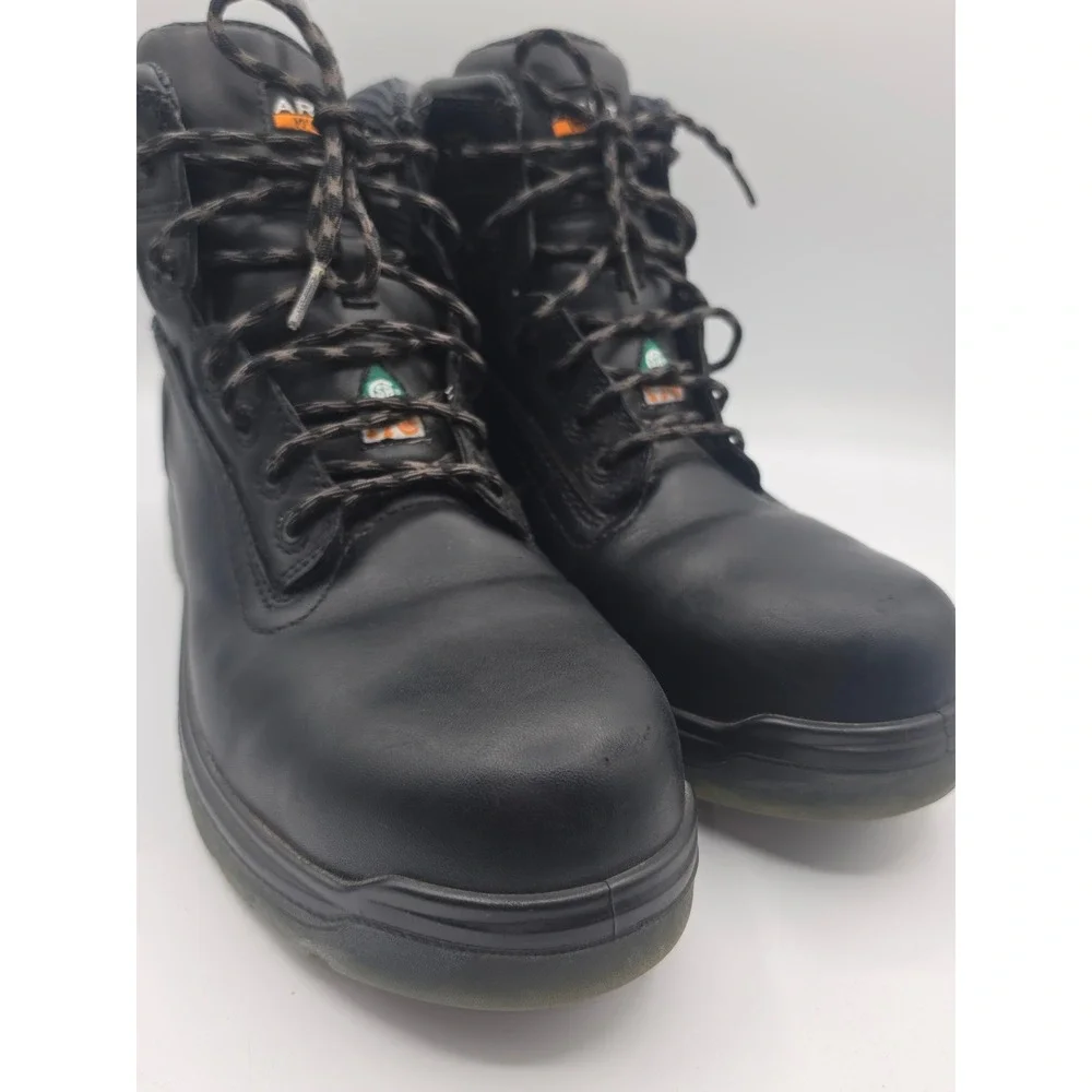 Ariat Work Rebar Lift Black Leather Waterproof Composite Toe Boots 10029134 11.5